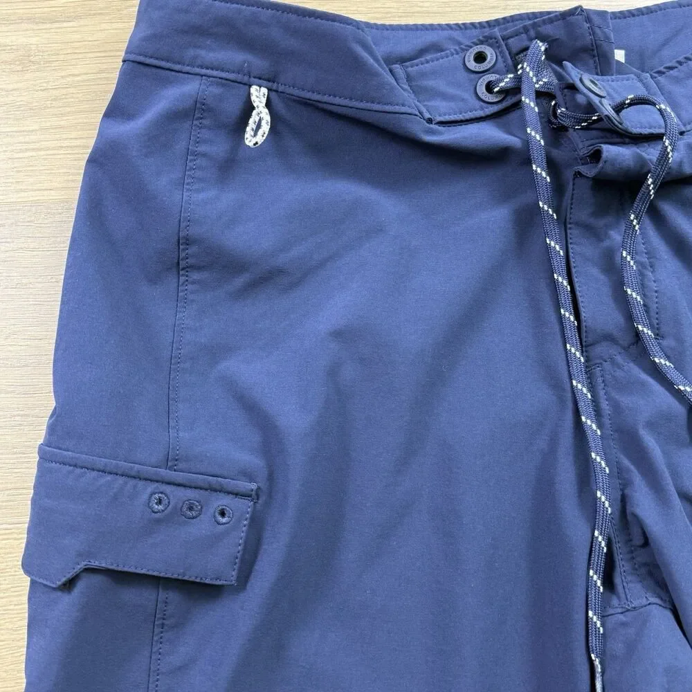 Columbia Shorts Men 34x9 PFG Terminal Tackle Board Shorts Fishing Beach Blue
